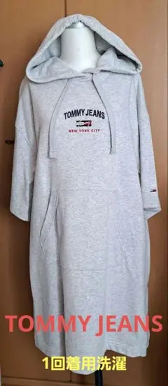トミージーンズ　トレーナーパーカーワンピース　M