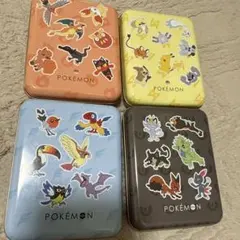 ポケモン　缶　４つセット