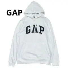 ギャップ　GAP ロゴスウェットパーカー　ユニセックス　ビッグロゴ　重ね着　秋冬