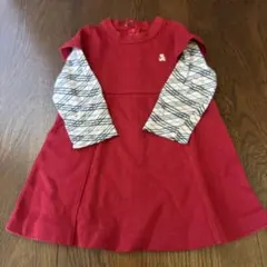 BURBERRYワンピース レッド チェック柄