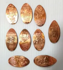 ハローキティちゃん USJ スーベニアメダル 9枚セット