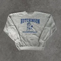 90s Hanes ヘインズ カレッジロゴプリントスウェット ポニー