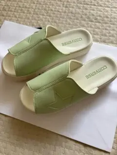 CONVERSE ミントグリーン サンダル　厚底のサムネイル