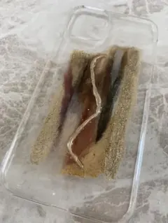 iPhone 11proケース　ニュアンス　ハンドメイド