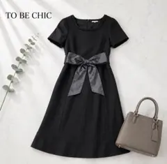 2026年最新】TO BE CHIC カラー：ブラック系 レディース 半袖ひざ丈