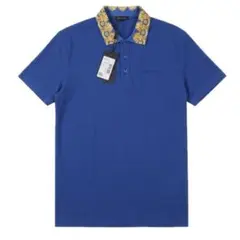 VERSACE ヴェルサーチ メンズ ポロシャツ バロッコ襟 半袖 M〜L 新品のサムネイル