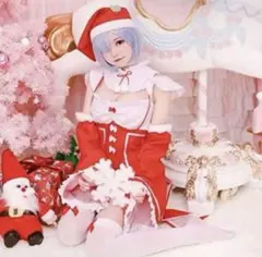 コスプレ　サンタ　リゼロ　レム　ラム　クリスマス　衣装