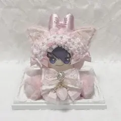 2way】おすわりハグぬい服（一体分） 11〜13㎝ ボンネット 猫耳 - メルカリ