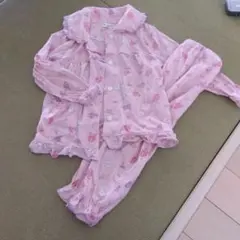 ピンクのキャラクターパジャマ 110cm