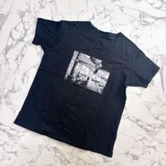 クードシャンス M Tシャツ 半袖 フォトプリント 黒 綿100% 日本製⁠のサムネイル