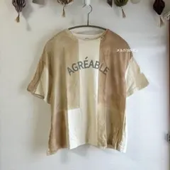 最終価格 USED*PAR ICIグラデーションロゴＴシャツ ambidexのサムネイル