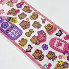 平成はっぴーフォンシール サンリオ 日焼けキティ 平成女児 平成メモリー 新品