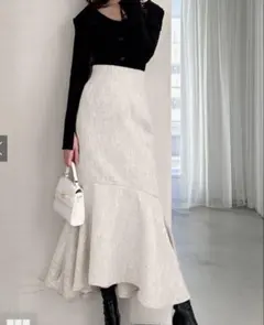 GRL ツイードマーメイドスカート gc158