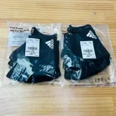 adidas フェイスカバー 3枚入り× 2セット ブラック スポーツマスク 黒