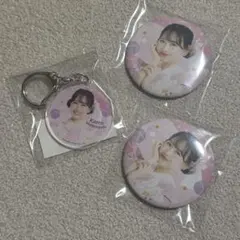 FRUITSZIPPER浴衣すきくじ 松本かれん　アクキー　缶バッジ