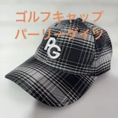 PEARLY GATES グレンチェック柄キャップ