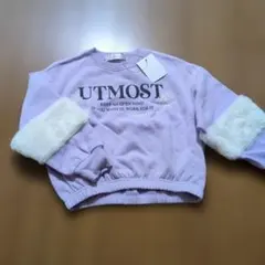 新品UTMOST パープル トレーナー 120cm