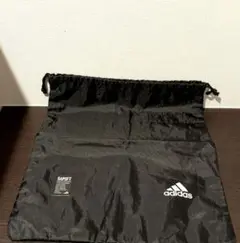 【美品】adidas アディダス 巾着バッグ ブラック