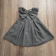 プティマイン　ワンピース　チェック　フォーマル