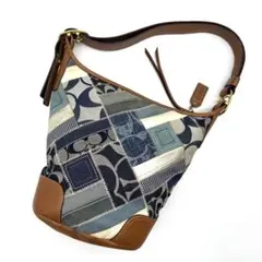 vintage coach Patchwork Shoulder Bag