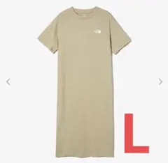 韓国限定 ノースフェイス ワンピース ベージュ L