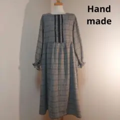 ハンドメイド☆チェック柄ワンピース