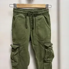 オリーブグリーン カーゴパンツ 100cm~