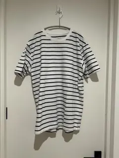 【無印良品】ストライプデザイン メンズTシャツ　Lサイズ