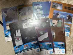NARUTO疾風伝 一番くじ J賞クリアファイル ＆ステッカー全種