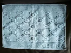 CELINE セリーヌ マカダム柄 ハンドタオル ライトブルー 新品のサムネイル