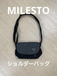 MILESTO ショルダーバッグ グレー/ブラックのサムネイル