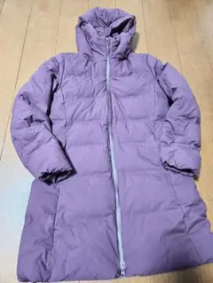 ユニクロ　シームレス　ダウンコート　Lサイズ　パープル　紫