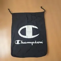 Champion 巾着 体操着袋 ブラック