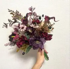 ブーケ　秋冬　アーティフィシャルフラワー