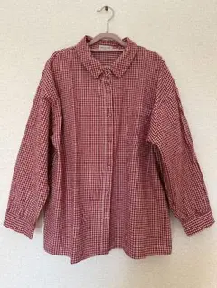 サマンサモスモス ギンガムチェック シャツ