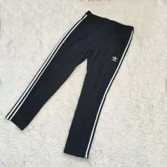 adidas originals トラックパンツ ラインパンツ 黒トレフォイル