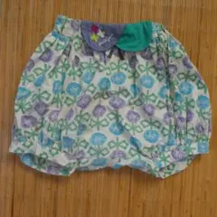 お花柄 バルーンパンツ ショートパンツ 110