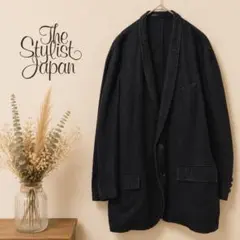 The Stylist Japan リネンジャケット 黒 M オーバーサイズのサムネイル