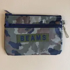 BEAMS カモフラ ポーチ 2つポケット付きのサムネイル