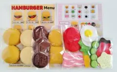 フェルトおままごと　ハンバーガー屋さん　ハンドメイドのサムネイル