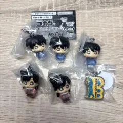【新品未開封】名探偵コナン めじるしアクセサリー3 工藤新一 毛利蘭 探偵バッジ