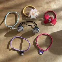 サンリオキャラクター　ヘアアクセ　髪ゴム　ヘアゴム　中古品　まとめ売り