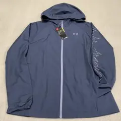 アンダーアーマー シャカシャカ　フルジップ　裏起毛　パーカー　XL LL 新品
