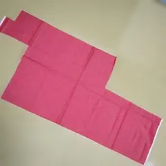 綿混　デニム　レッド　カットクロス