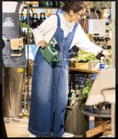 niko and/ニコアンド/デニムジャンパースカート/misayo/サロペット