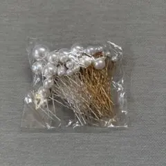 パール装飾 ヘアピンセット