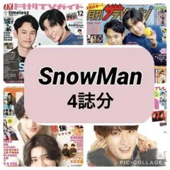 月刊ザテレビジョン 月刊TVガイドTVfan TVnavi SnowMan
