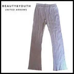 BEAUTY&YOUTH ストライプ　カジュアルパンツ　ボトムス　リラックス