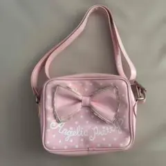 Angelic Pretty ドット柄 リボン ショルダーバッグ - メルカリ