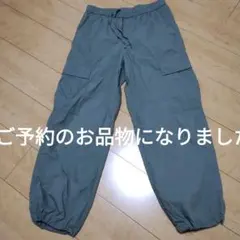 ご予約✳️専用✳️UNIQLOカ―キ カーゴパンツ 4ポケットM　２回履いてます